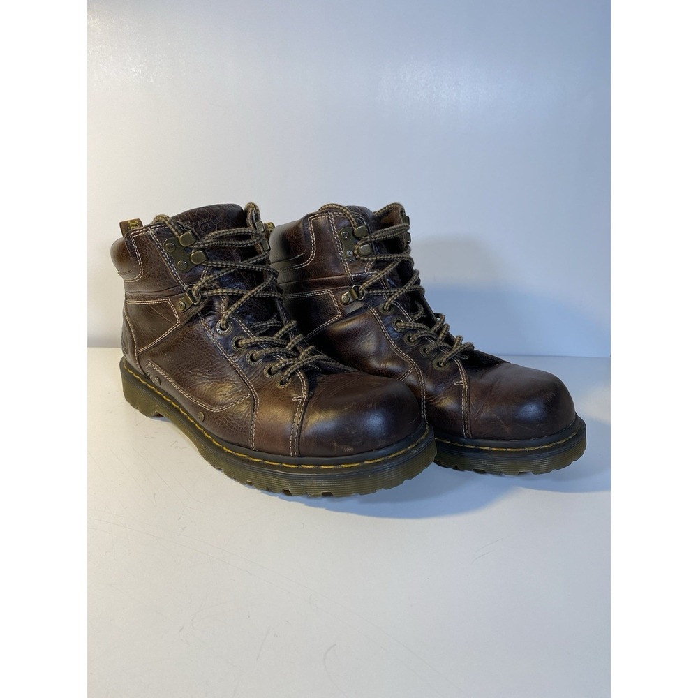 Dr. Martens Diego Men's Air Wair Boot Brown Leather Size 12